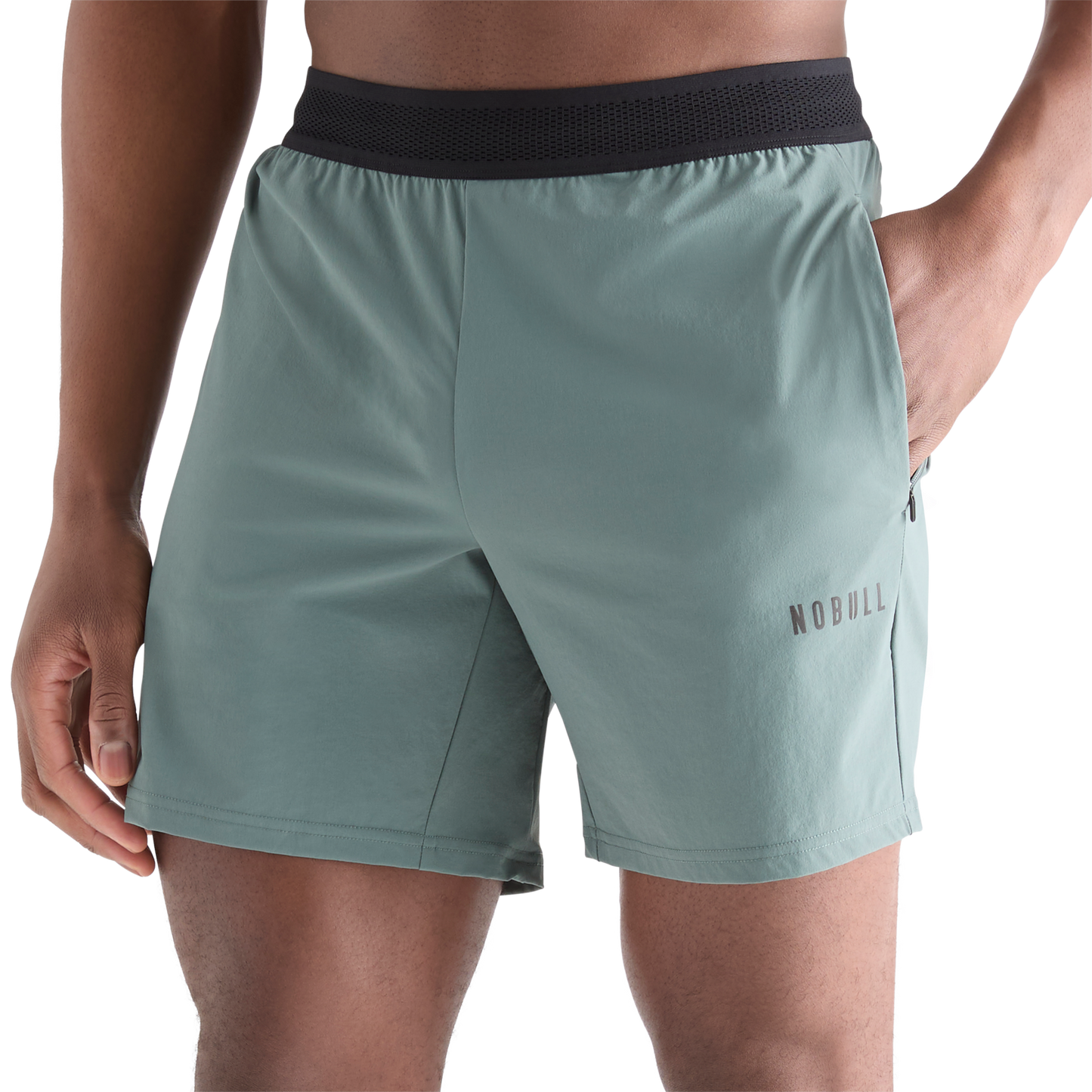 Men's Solid Stretch Short 7"