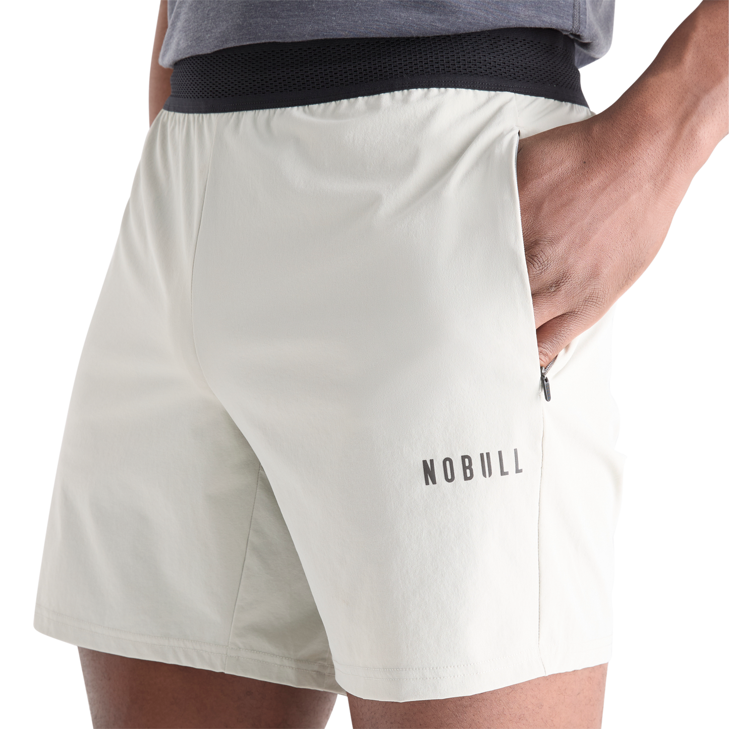 Men's Solid Stretch Short 7"