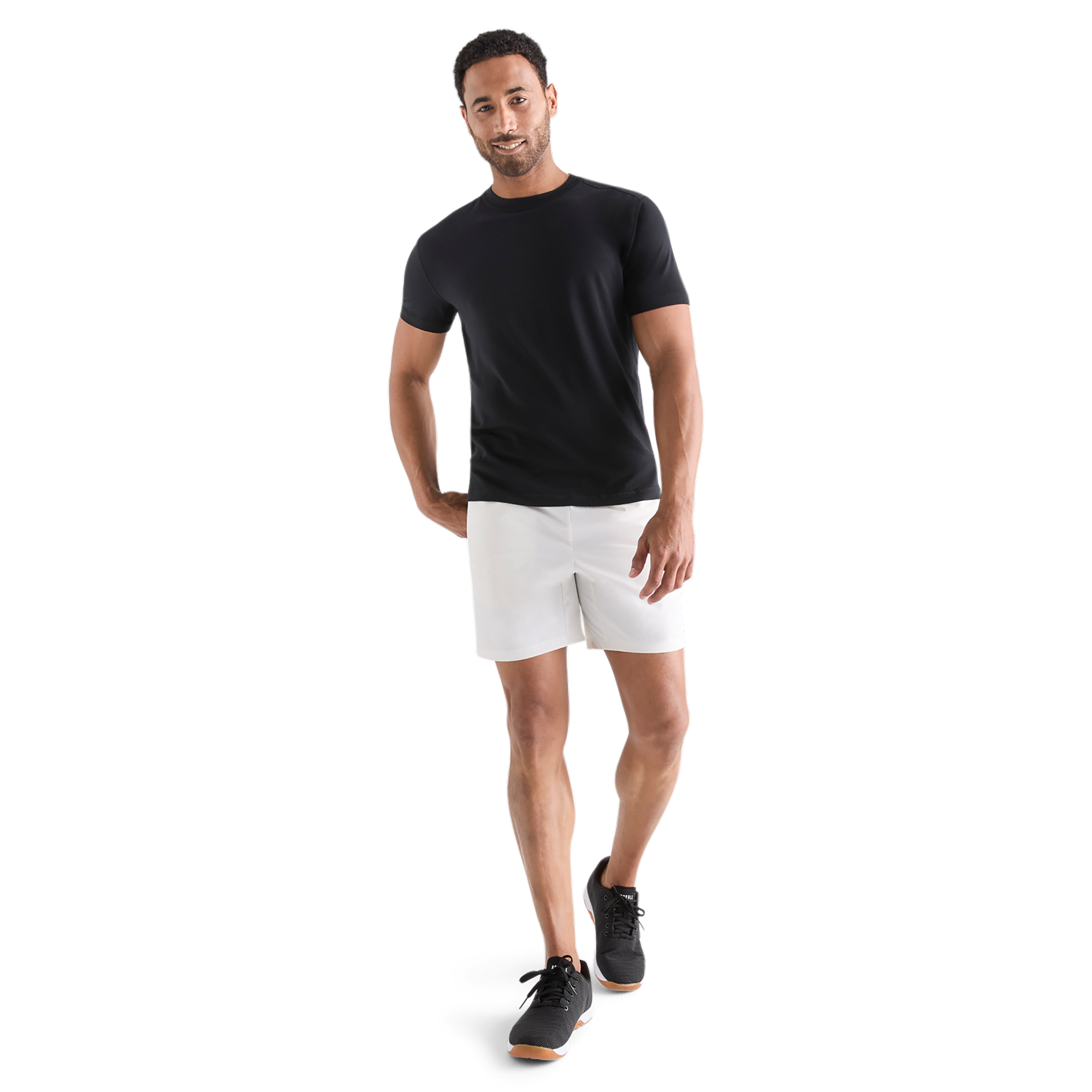 Men's Solid Stretch Short 7"